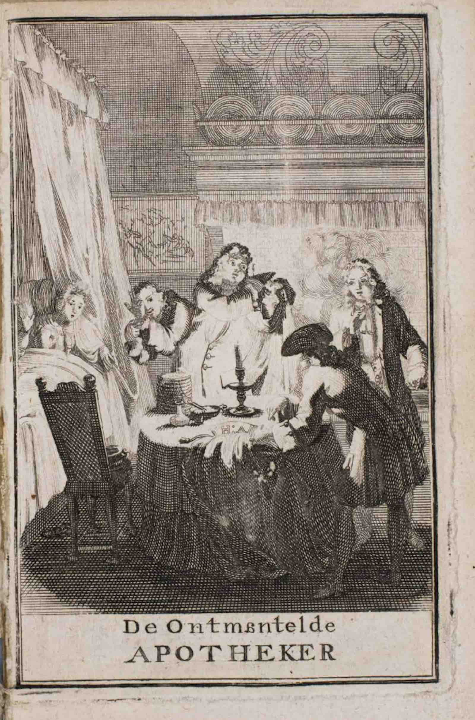 A doubtful comedy mocking apothecaries