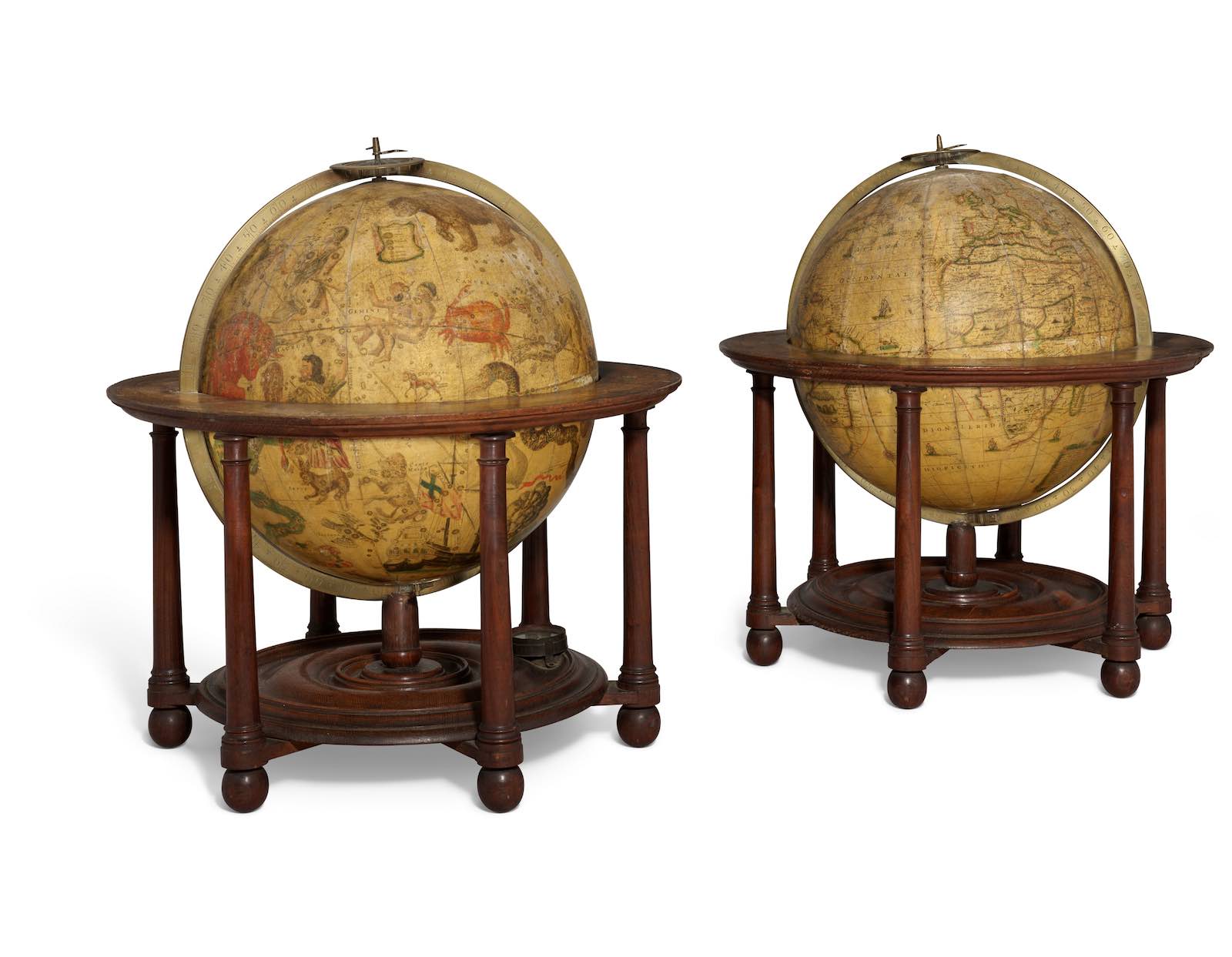 The pair of globes