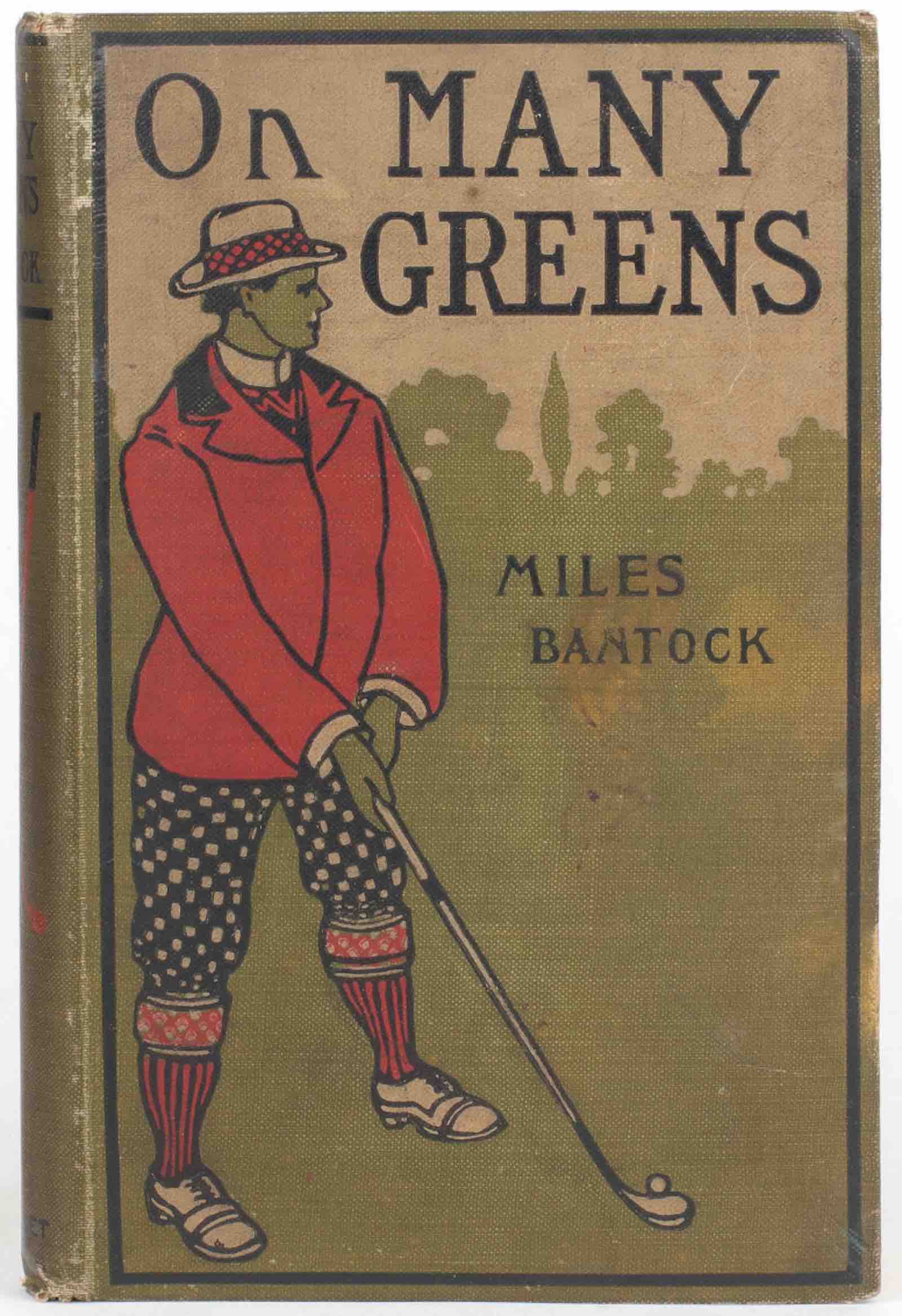 On Many Greens:A Book On Golf and Golfers by Miles Bantock (Grosset &amp; Dunlap, 1901)
