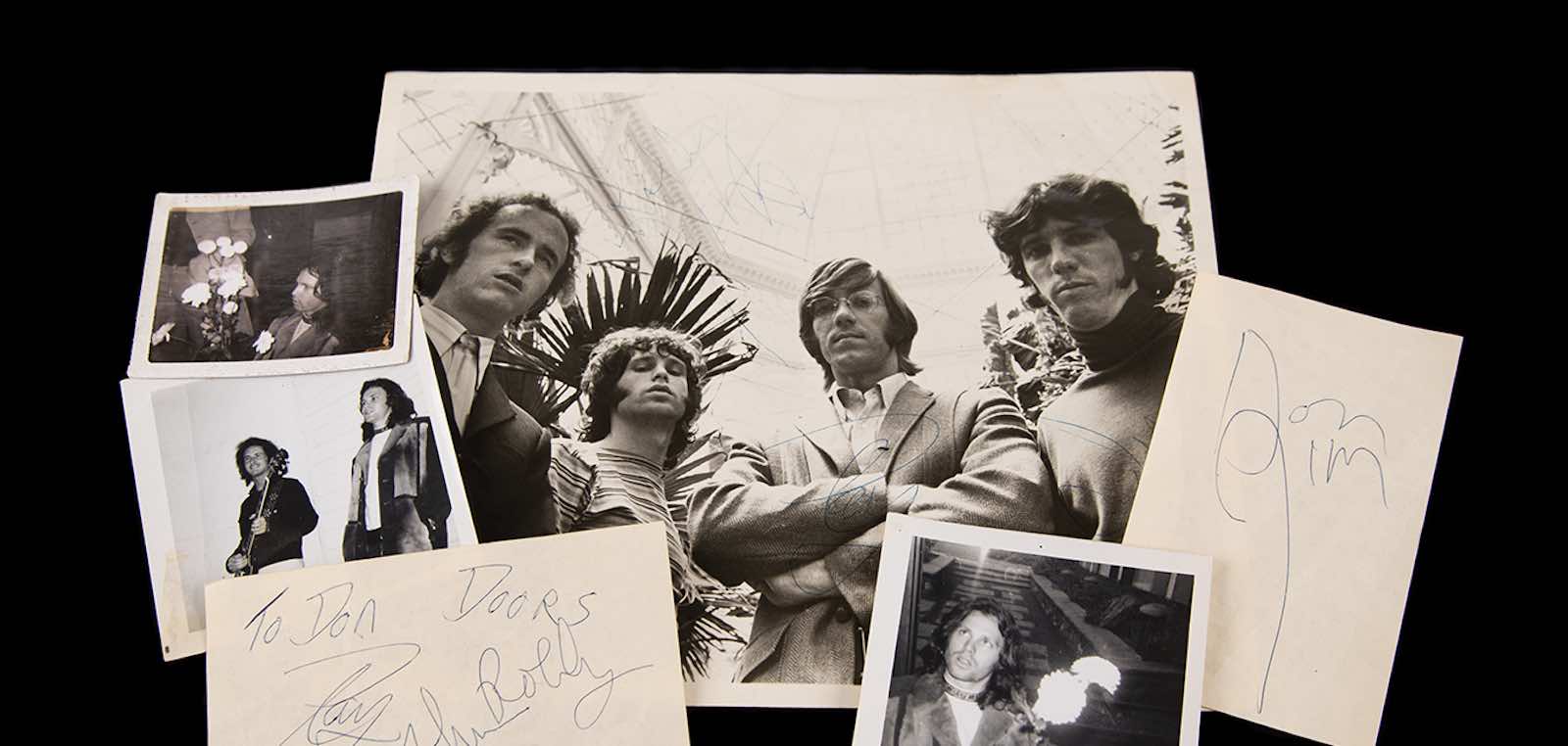 Candid photographs of The Doors