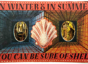 Barnett Freedman's seven-panel  peepshow In Winter & In Summer You Can Be Sure of Shell (London, Vincent Brooks, Day and Son, c. 1928) 