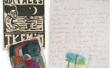 Tracey Emin's Six Turkish Tales with autographed letter to Ruth Fainlight and Alan Sillitoe