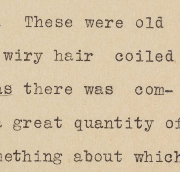 One of the comments on the original typescript of John Steinbeck's first novel,  Cup of Gold. Estimate £35,000-£50,000 (lot 119)