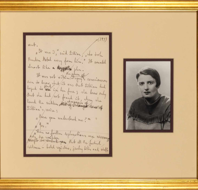 Manuscript leaf from Atlas Shrugged